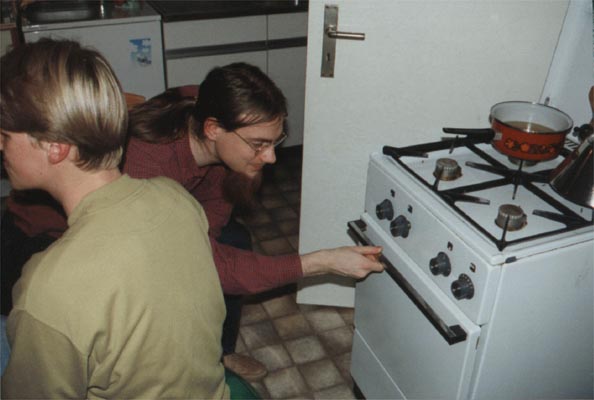 baking cookies 1995